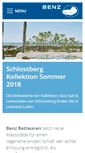 Mobile Screenshot of benz-bettwaren.ch